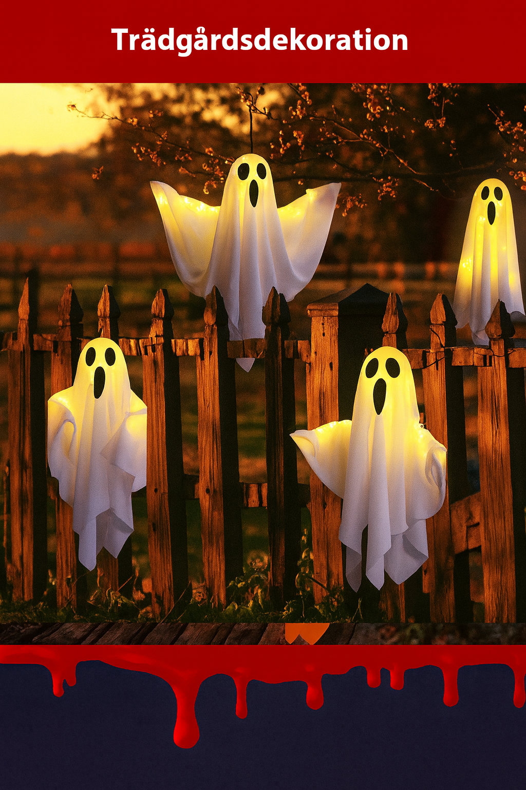 Halloween LED-hängare 👻