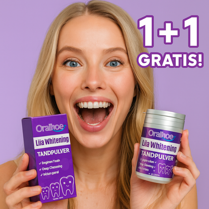 Lila Whitening Tandpulver