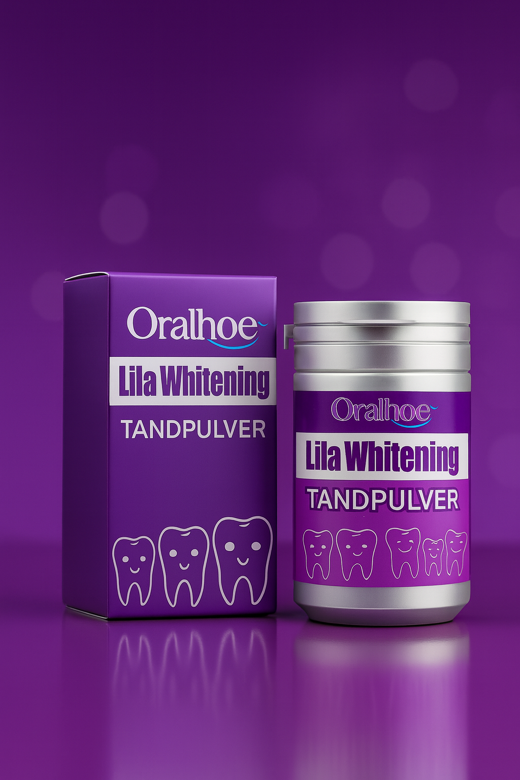 Lila Whitening Tandpulver