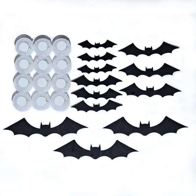 Spöklika Halloween LED-fladdermöss