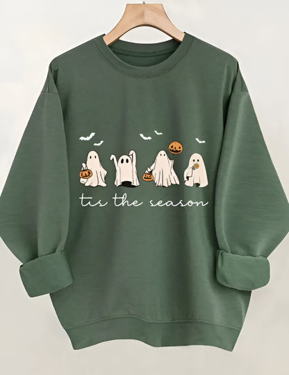 Klara- Mysig hösttröja med spöken & pumpor