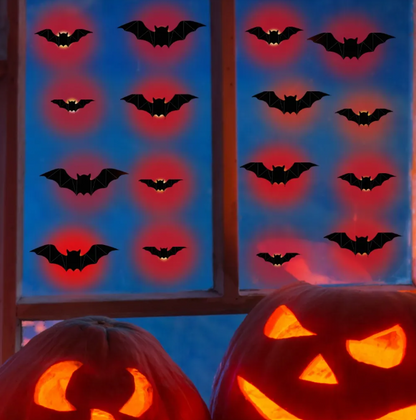 Spöklika Halloween LED-fladdermöss