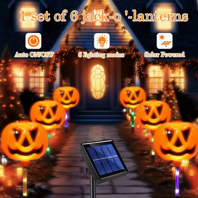 Halloween solcellsljusslinga