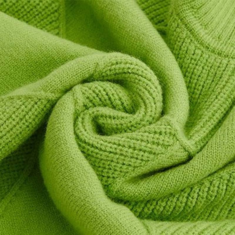 Elvira | Stickad Polotröja med Struktur