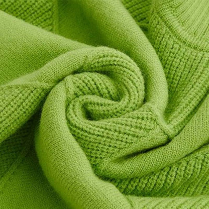 Elvira | Stickad Polotröja med Struktur